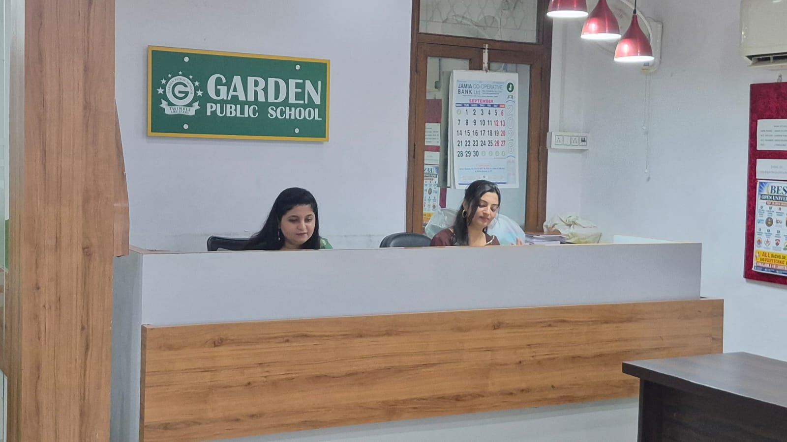Garden Public School reception and counselling welcome space